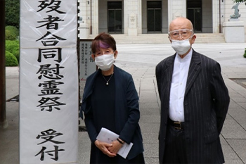 当協議会初代会長瀬島龍三氏ご親族 緒方 威・繁代(ご息女)様