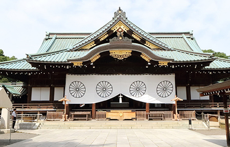 合同慰霊祭当日朝の靖國神社