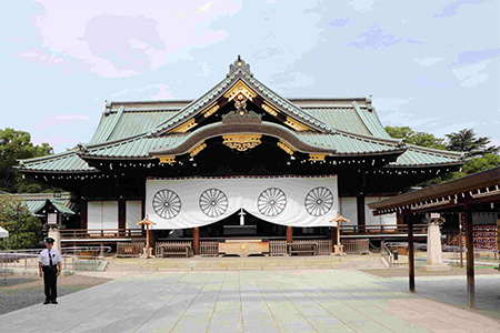 合同慰霊祭当日朝の靖國神社