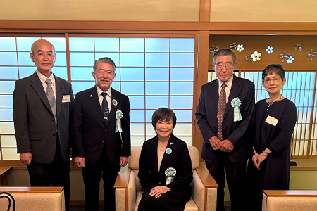 安倍会長・山下理事長一同