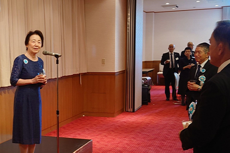 山谷えり子参議院議員による献杯