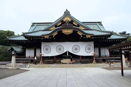 合同慰霊祭当日朝の靖國神社