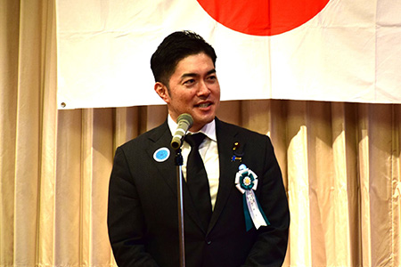 鹿嶋祐介衆議院議員挨拶